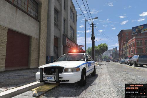 NYPD ELS Crown Vic Vector Light